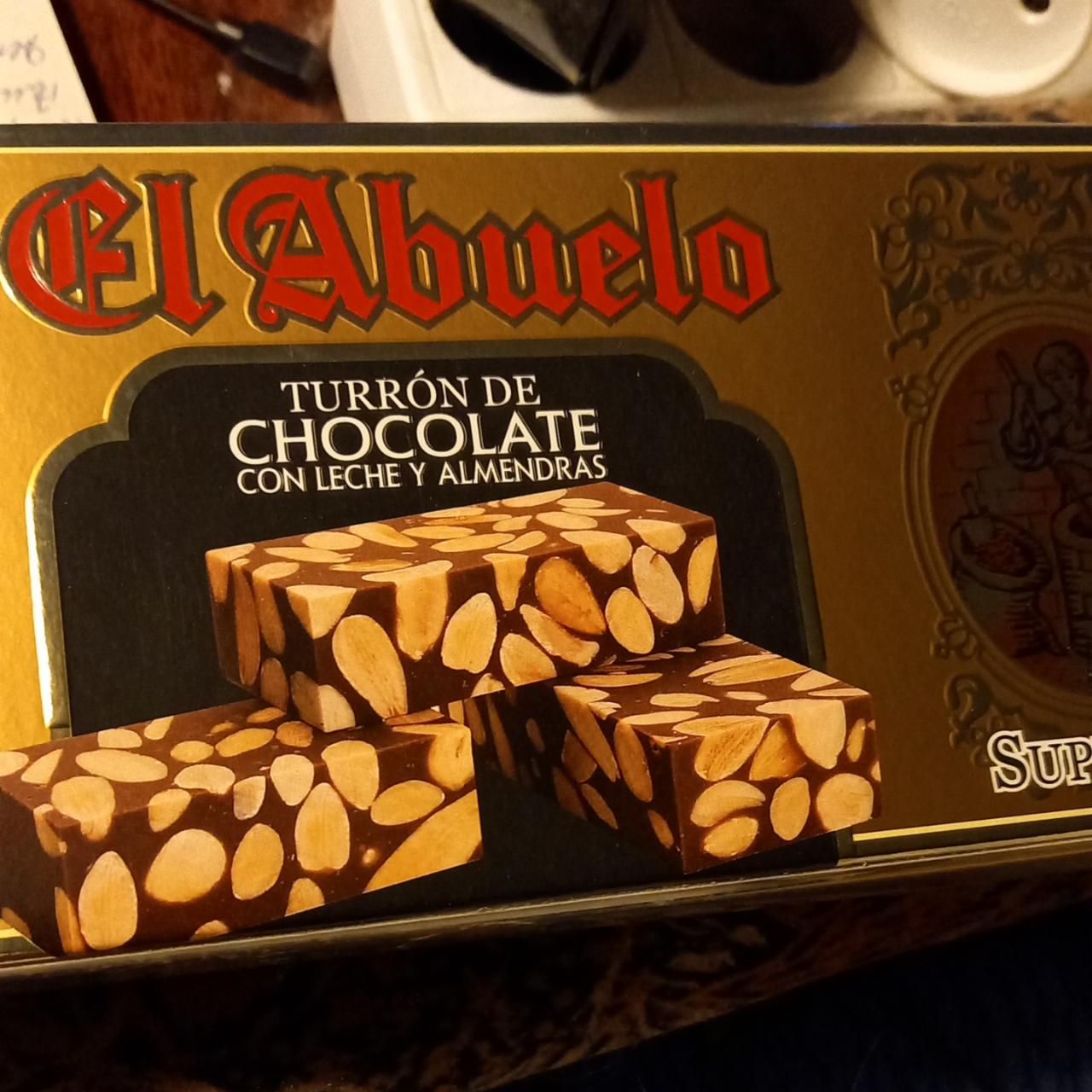 Фото - Туррон из молочного шоколада с миндалем Эль Абуэло El Abuelo