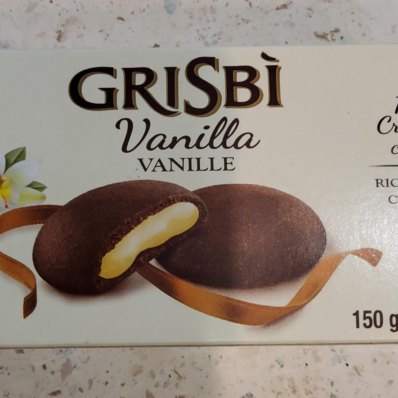 Фото - Печенье с темным шоколадом и ванильной начинкой Grisbi
