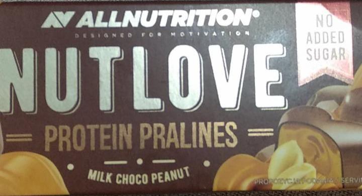Фото - Молочный шоколадный арахиис Allnutrition