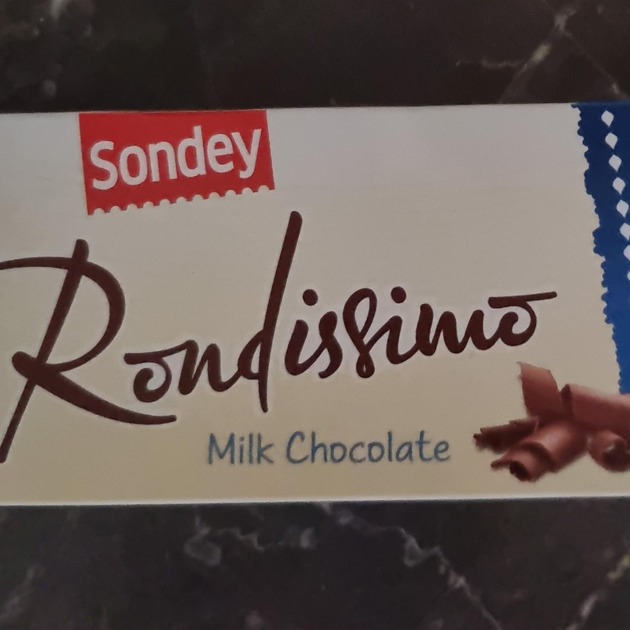 Фото - Rondissimo Milk chocolate Sondey