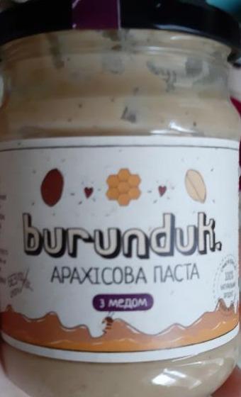 Фото - Арахисовая паста с медом Burunduk