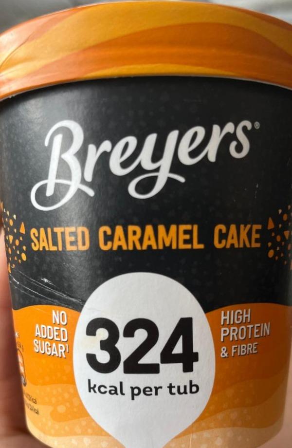 Фото - Протеиновое мороженоеSalted caramel cake Breyers