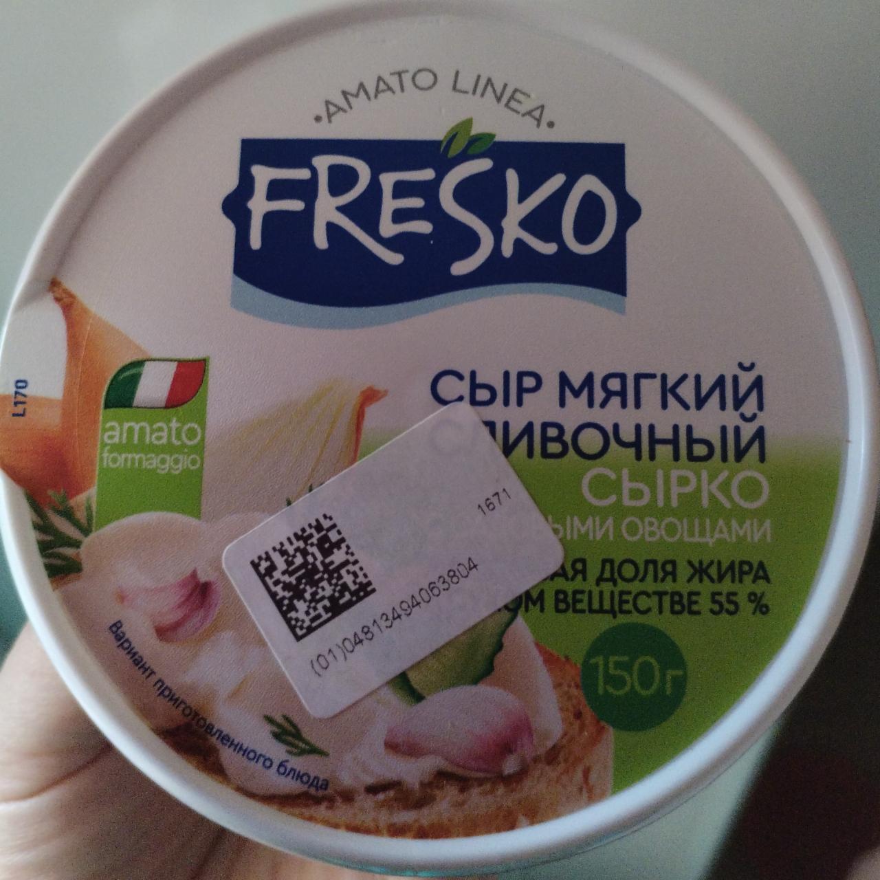 Фото - Сыр мягкий сливочный 55% Fresko
