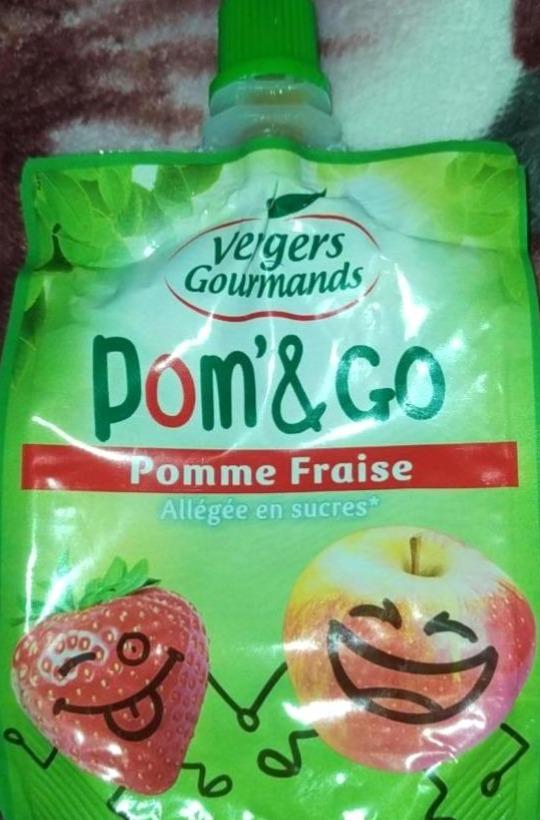 Фото - Пюре фруктовое Pomme Fraise Vergers Gourmands