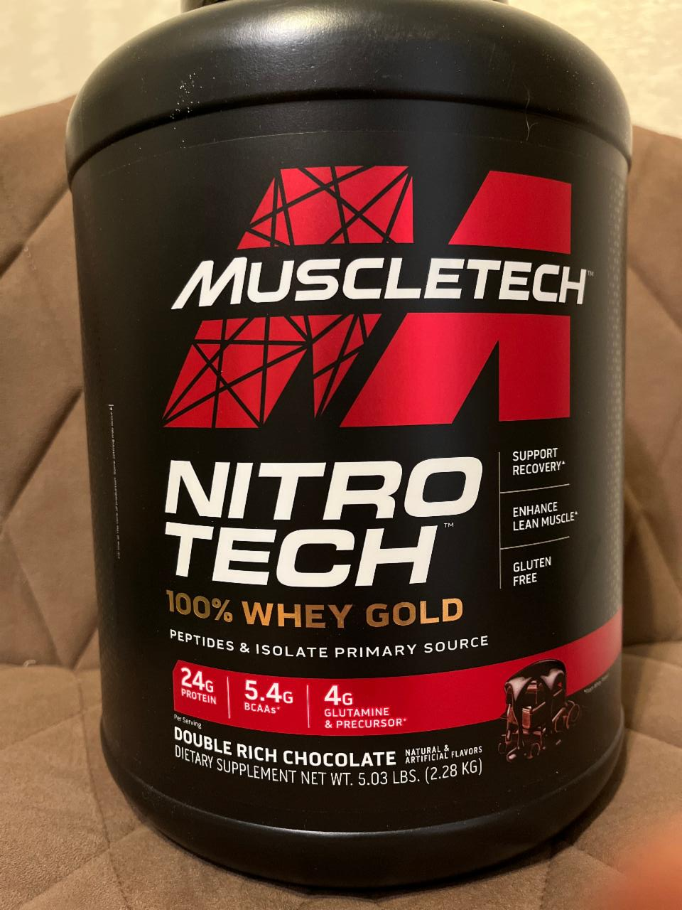 Фото - Протеин шоколад NitroTech 100% whey gold MuscleTech