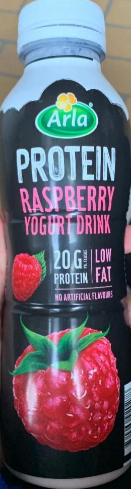 Фото - Йогурт питьевой со вкусом клубники Protein Raspberry Yogurt Drink Arla