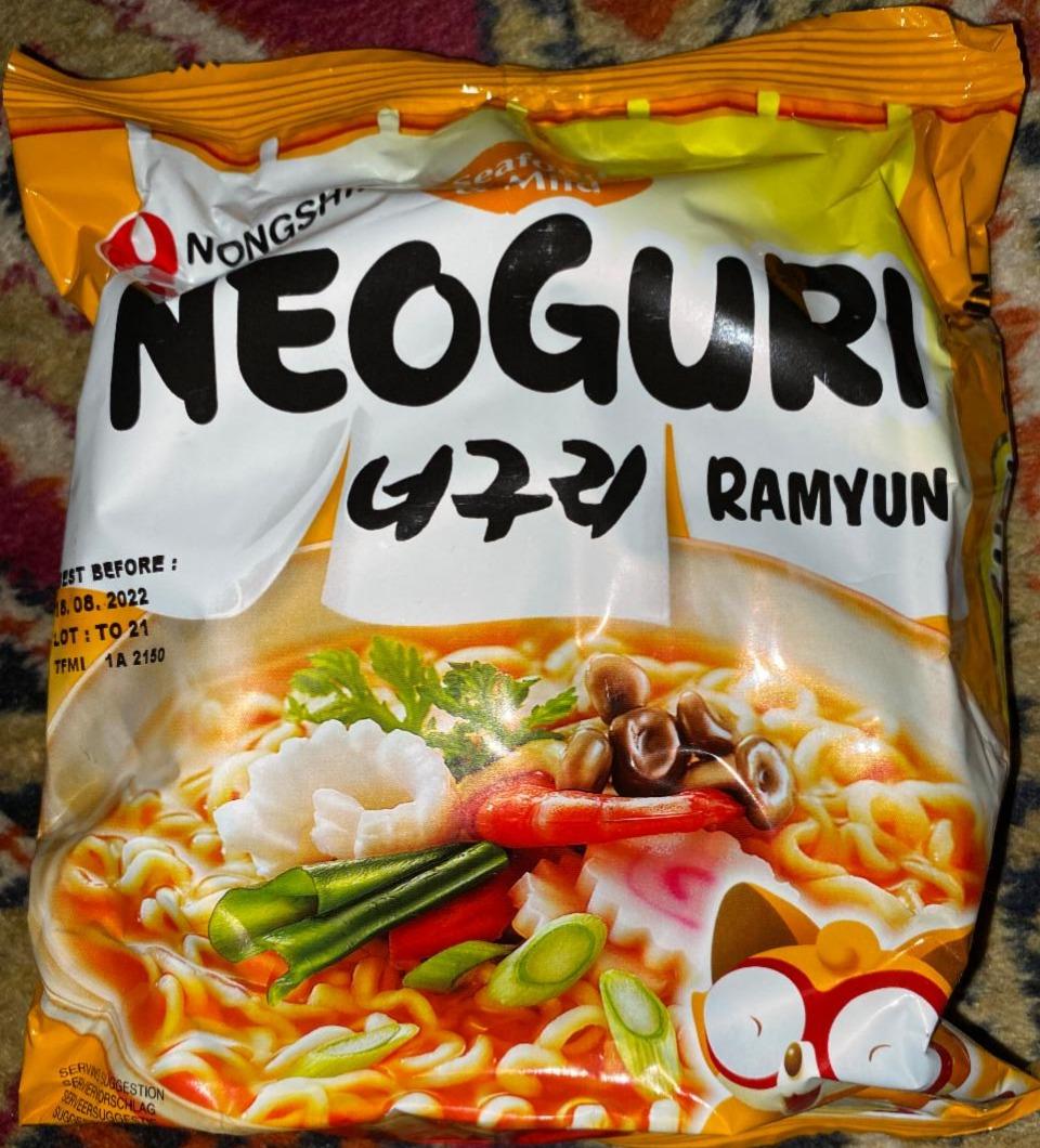 Фото - Лапша быстрого приготовления Неогури с морепродуктами Nongshim