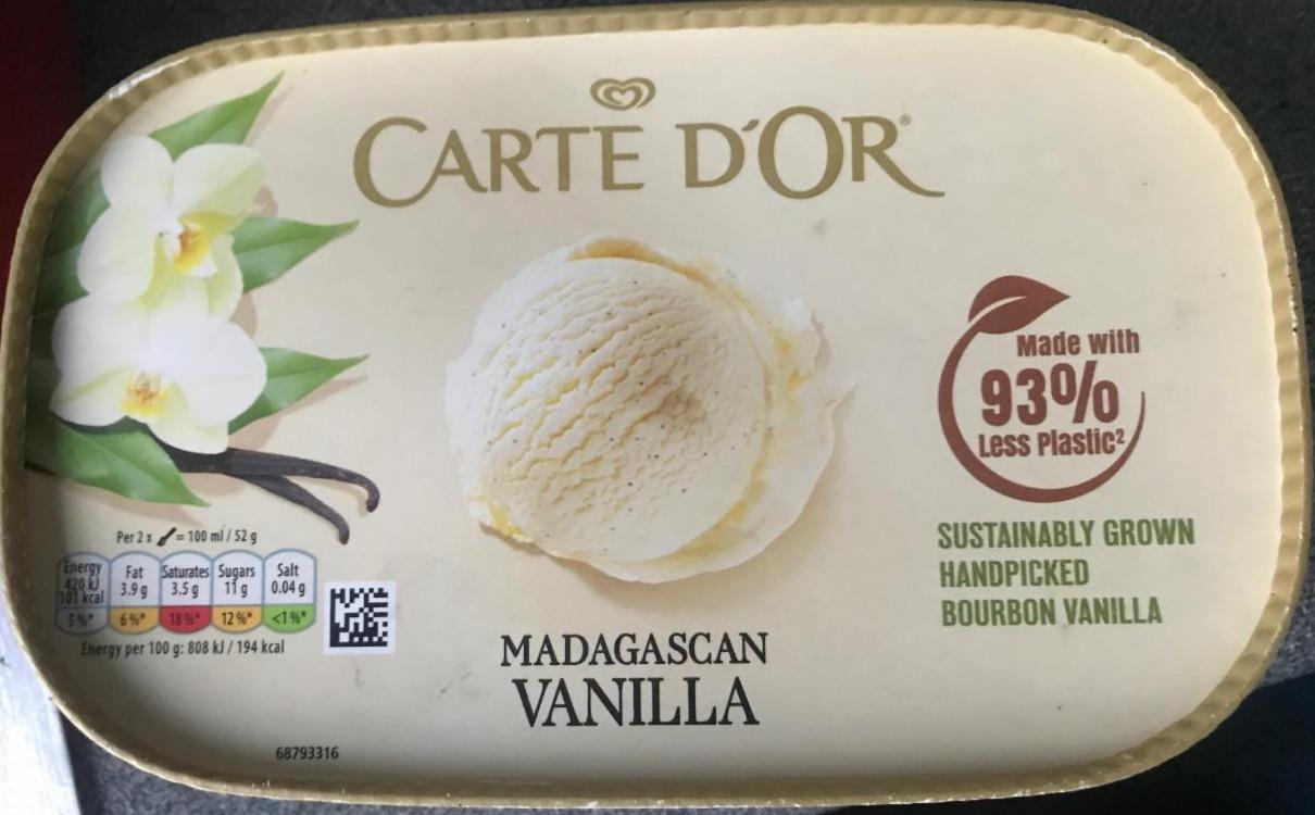 Фото - Мороженное ваниль Carte d'Or