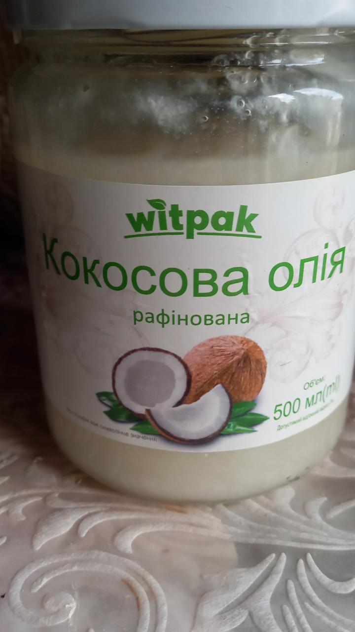 Фото - Кокосовое масло рафинированное Witpak