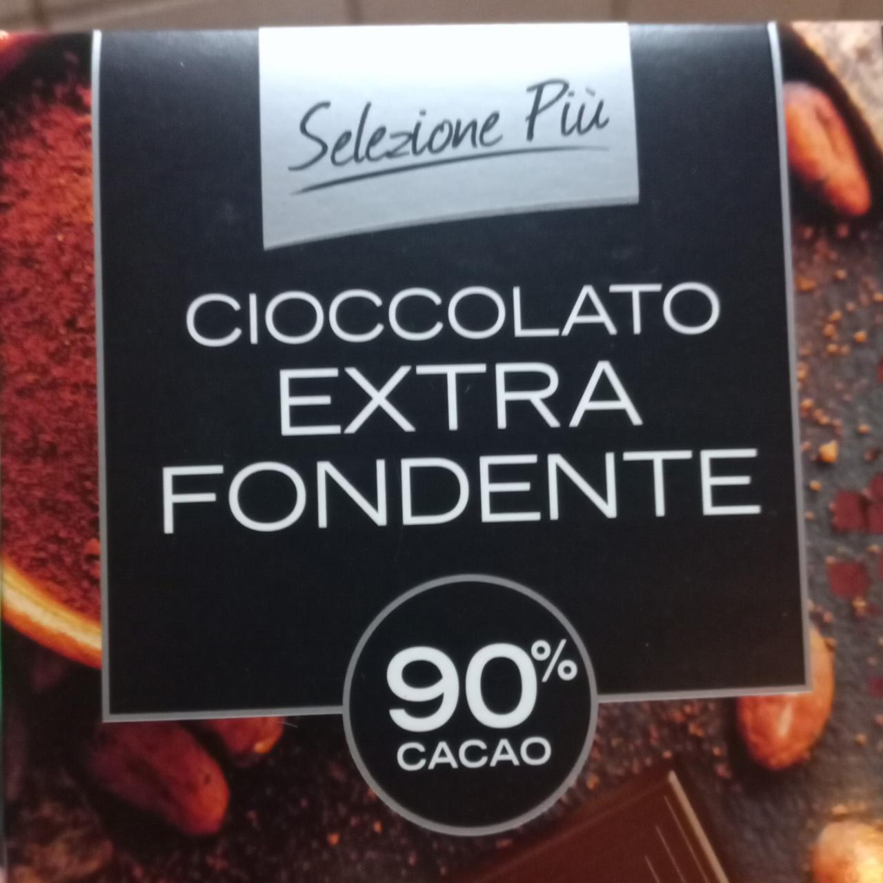 Фото - Шоколад черный экстра 90% Cioccolato Extra Fondente Selezione Piu