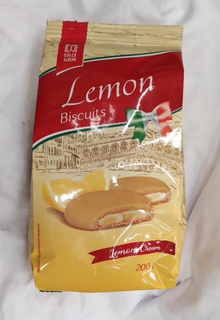 Фото - Lemon Biscuits печенье лимонное с кремом Dolce Albero