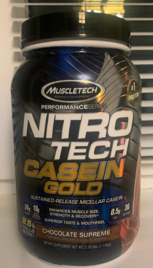 Фото - Протеин Casein Gold Protein Nitro Tech MuscleTech