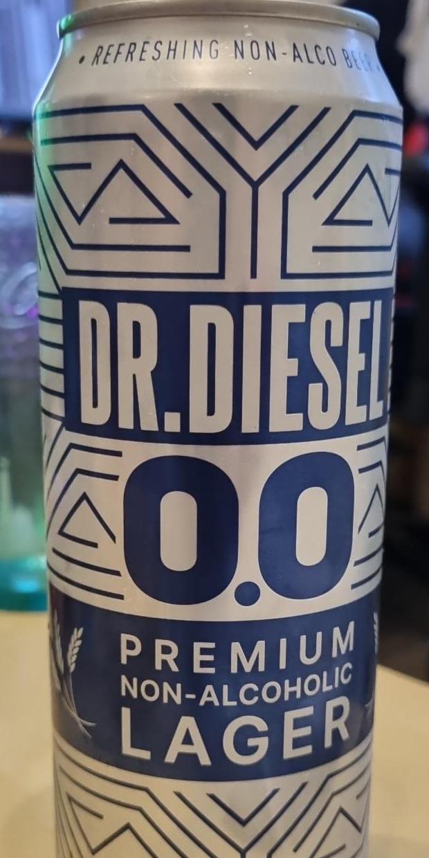 Фото - Пивной напиток безалкогольный premium lager 0.0 Dr. Diesel