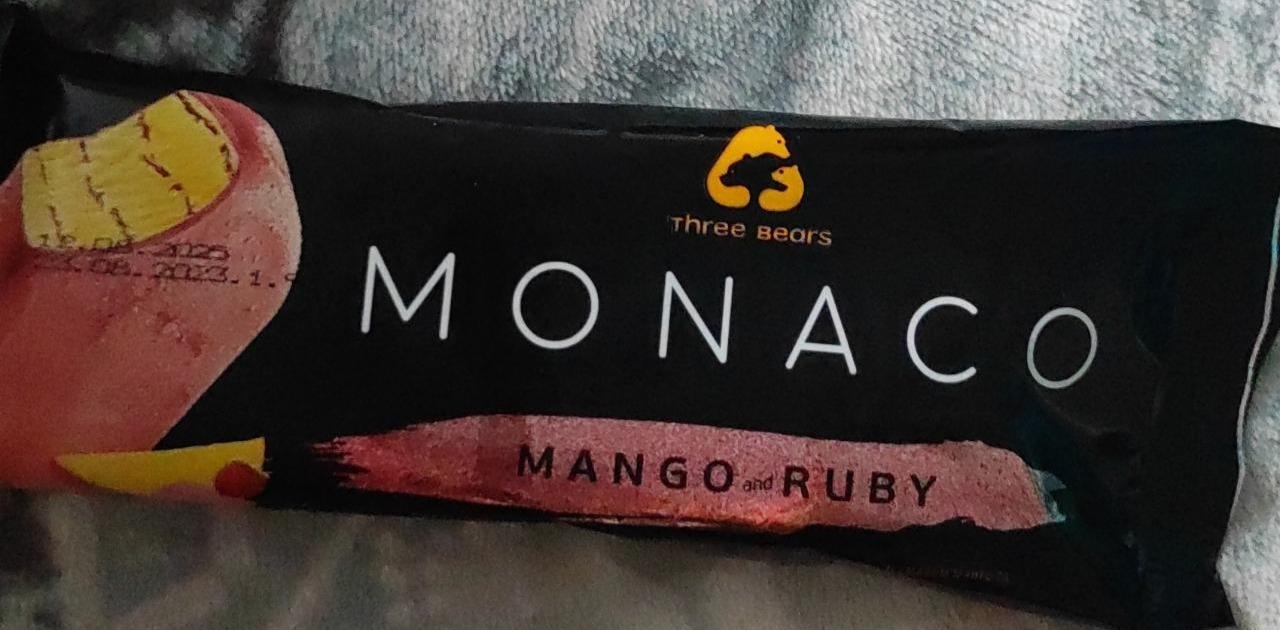 Фото - Мороженое Monaco mango and ruby Three bears