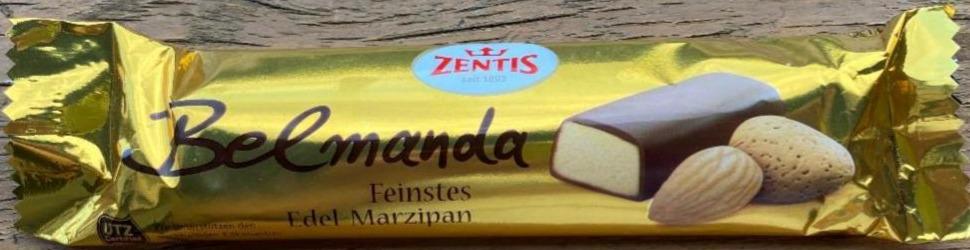 Фото - марципановый батончик в шоколаде Belmada Feinstes Edel-Marzipan Zentis