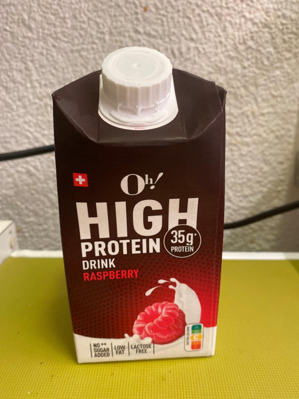 Фото - High Protein Drink Raspberry Oh!