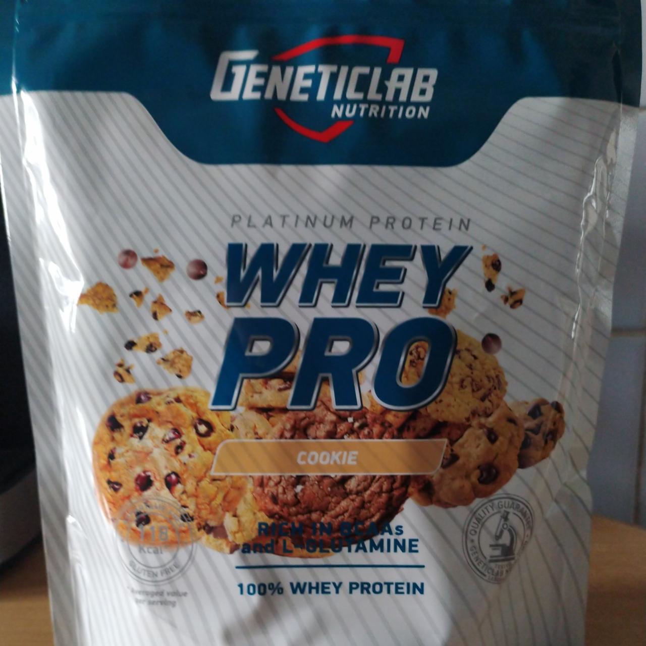 Фото - Сывороточный протеин Whey Pro со вкусом Печенье Geneticlab