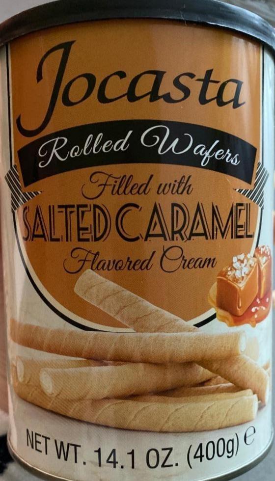 Фото - Вафельные палочки с кремовой начинкой со вкусом соленой карамели Jocasta