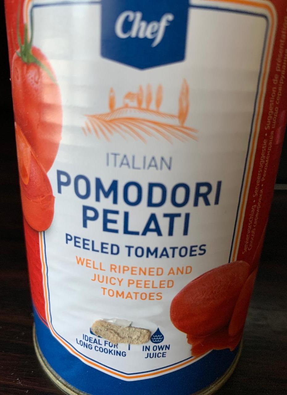 Фото - Помидоры очищенные в томатном соке Pomodori Pelati Metro Chef