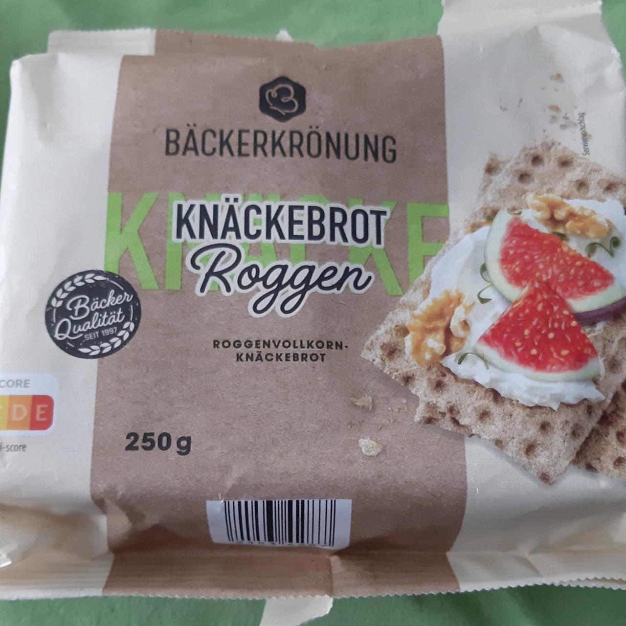 Фото - Хлебцы ржаные Knackebrot Roggen Backerkronung