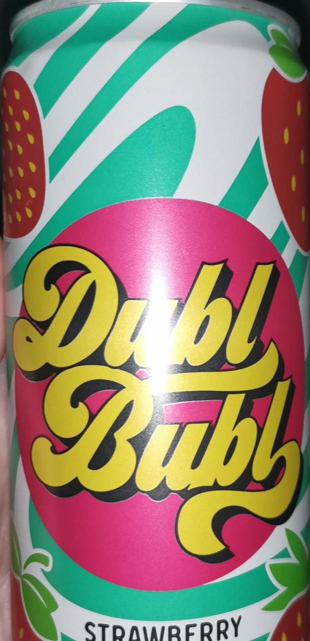 Фото - Газированный напиток Клубника со сливками strawberry cream Dubl Bubl