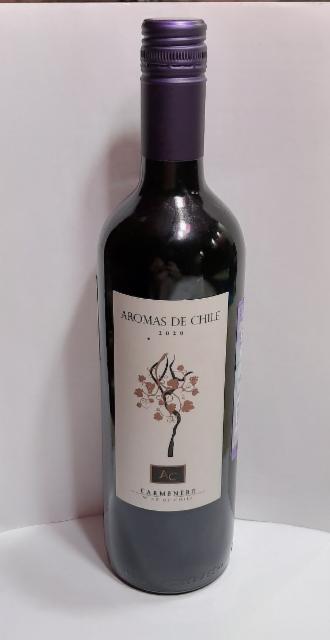 Фото - Вино сухое красное Aromas De Chile Carmebere