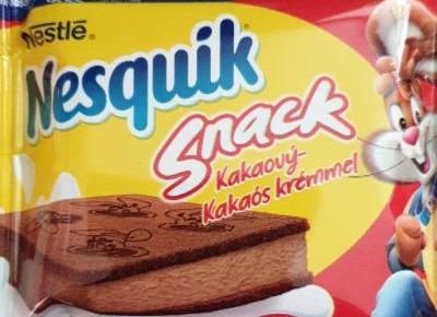 Фото - пирожное бисквитное с какао и молочным кремом Snack kakao Nesquik