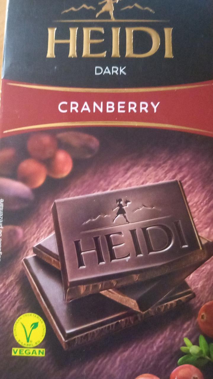 Фото - Шоколад черный Cranberry Heidi