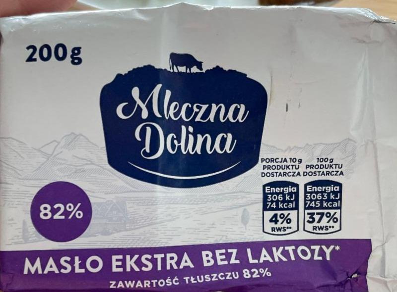 Фото - Масло сливочное без лактозы 82% Mleczna dolina
