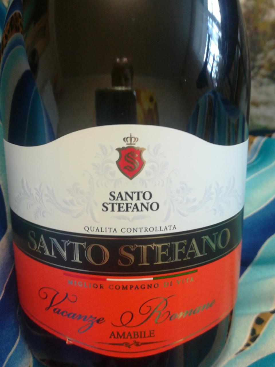 Фото - напиток винный особый сладкий Римские Каникулы Santo Stefano