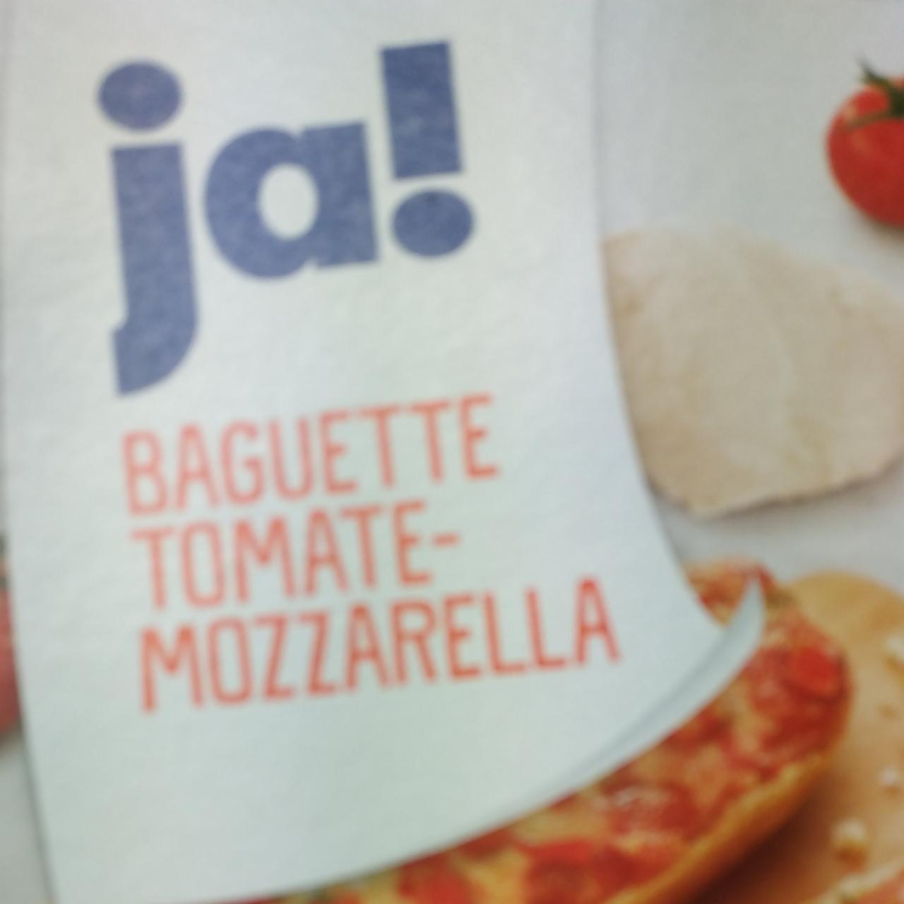 Фото - Брускетта с помидором и моцареллой Baguette Tomate-Mozzarella Ja!