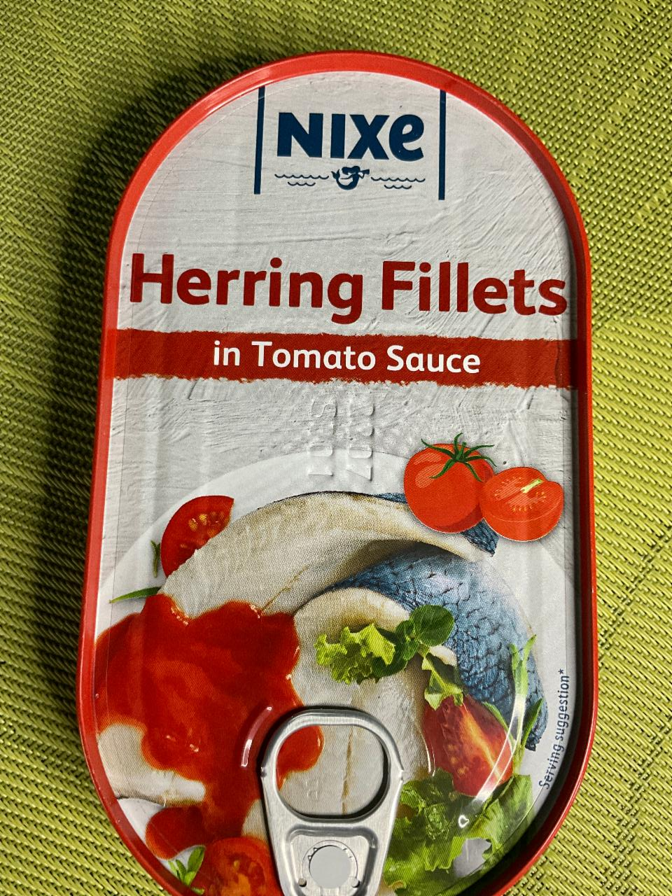 Фото - филе сельди с кожей в томатном соусе NIXE