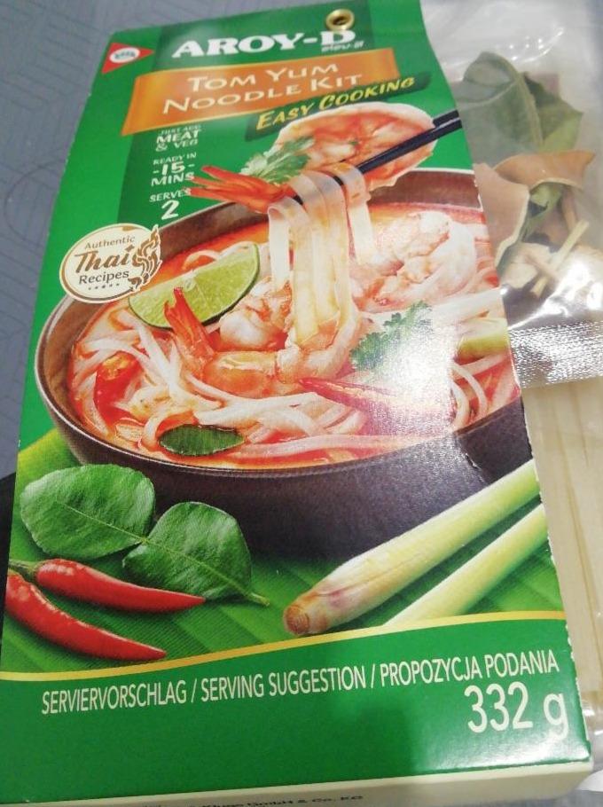 Фото - том-ям быстрого приготовления Tom Yum Noodle Kit AROY-D