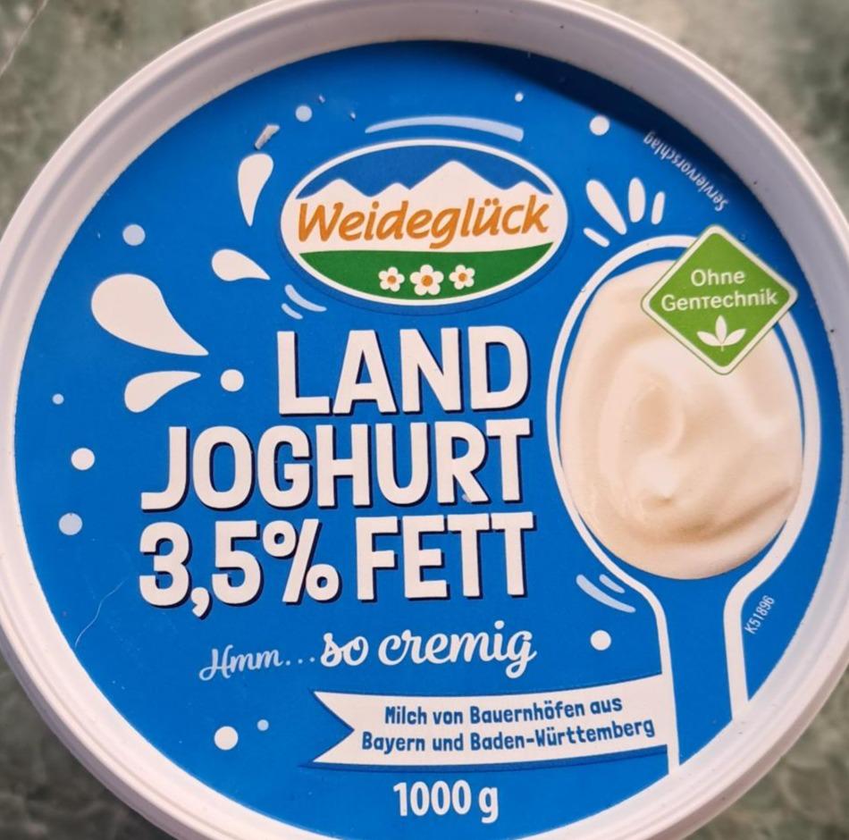 Фото - Йогурт белый 3.5% Land Yogurt Weidegluck