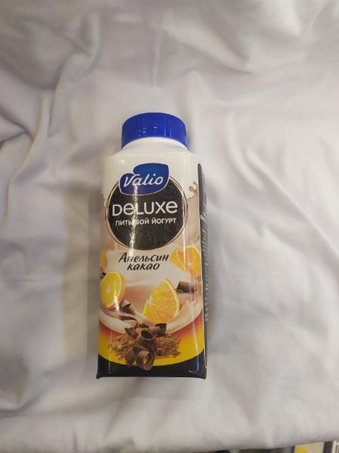 Фото - Valio 'Валио' апельсин, какао питьевой йогурт
