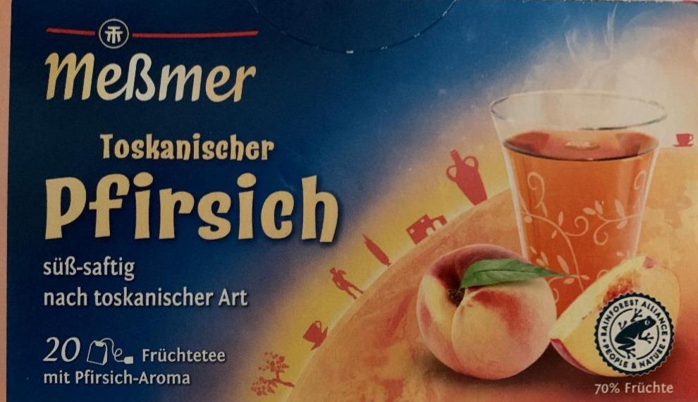 Фото - Чай персиковый Toskanischer Pfirsich Messmer