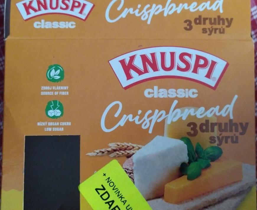 Фото - Crispbread 3 druhy sýrú Knuspi