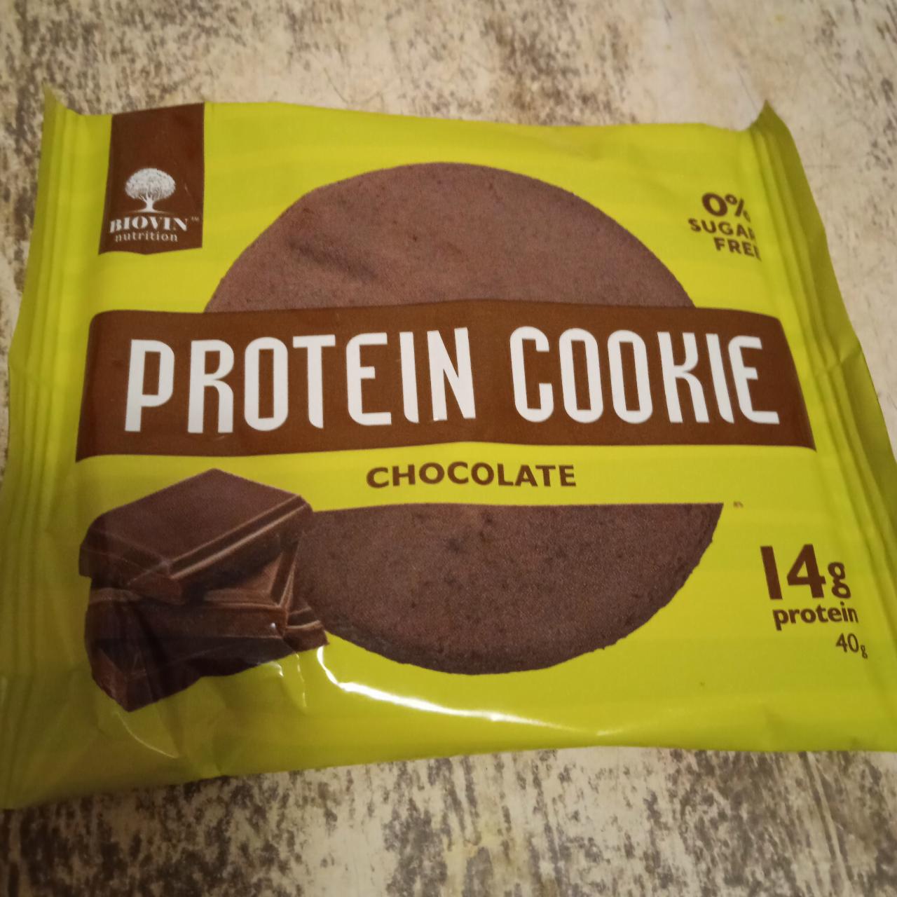 Фото - Протеиновое печенье шоколадное Biovin