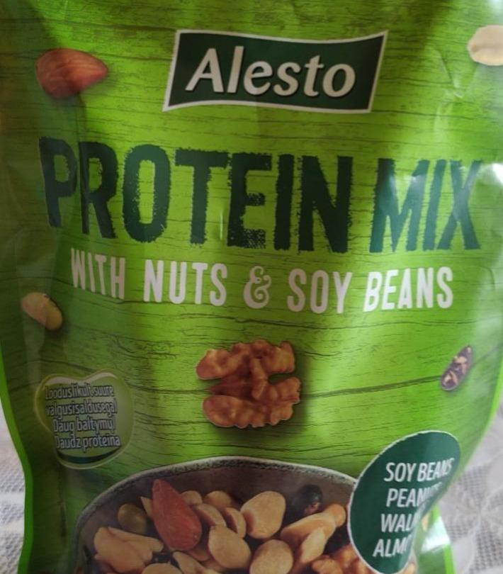 Фото - протеиновая смесь с орехами и соевыми бобами Alesto