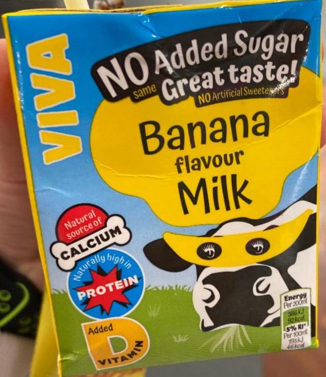 Фото - Молоко со вкусом банана Banana Flavour Milk Viva