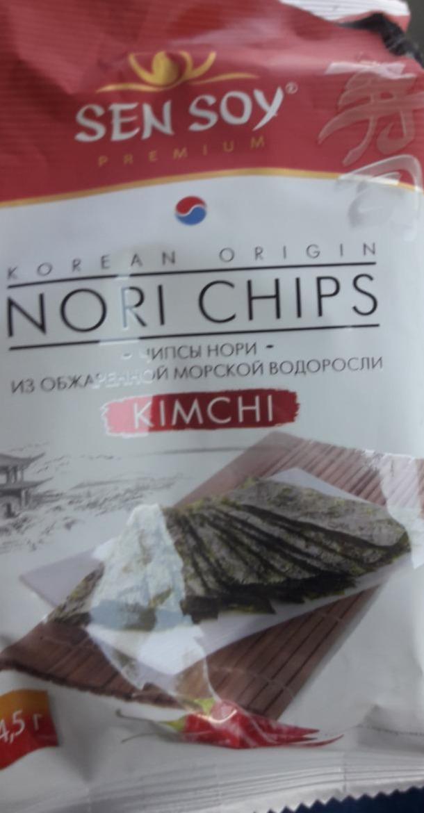 Фото - чипсы нори со вкусом кимчи Sen Soy