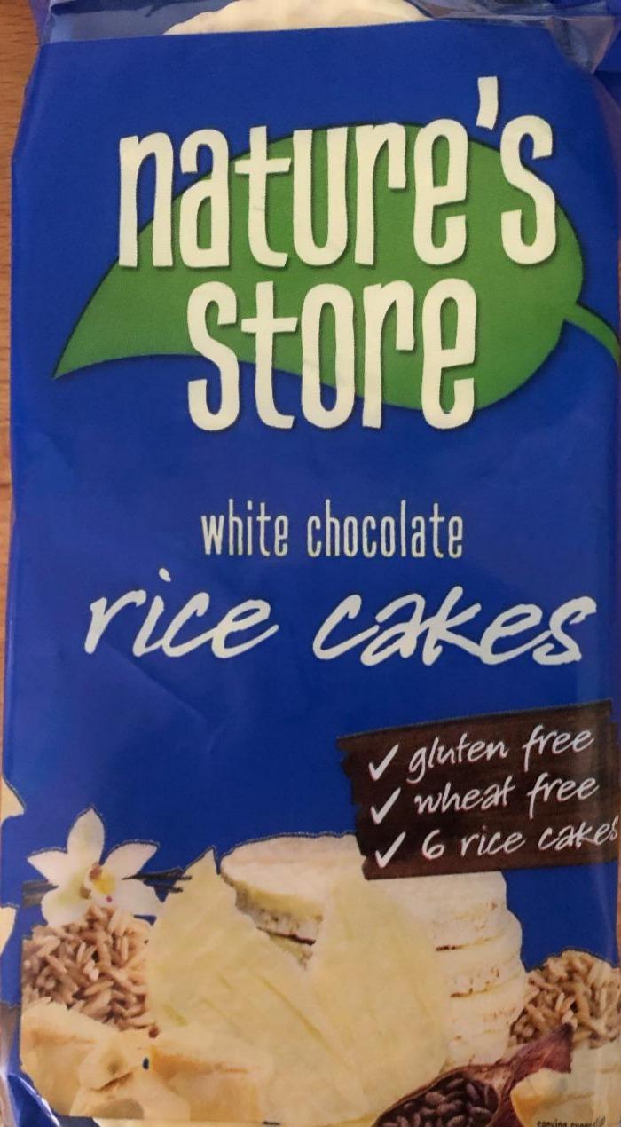 Фото - Rice cakes white chocolate Nature’s Store