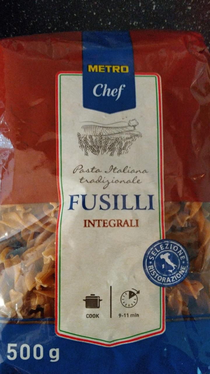 Фото - Паста из цельной пшеницы твердого сорта Fusilli Metro Chef