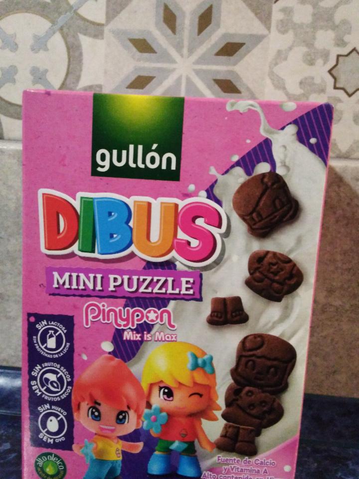 Фото - печенье шоколадное Dibus mini puzzle pinypon Печенье Gullón