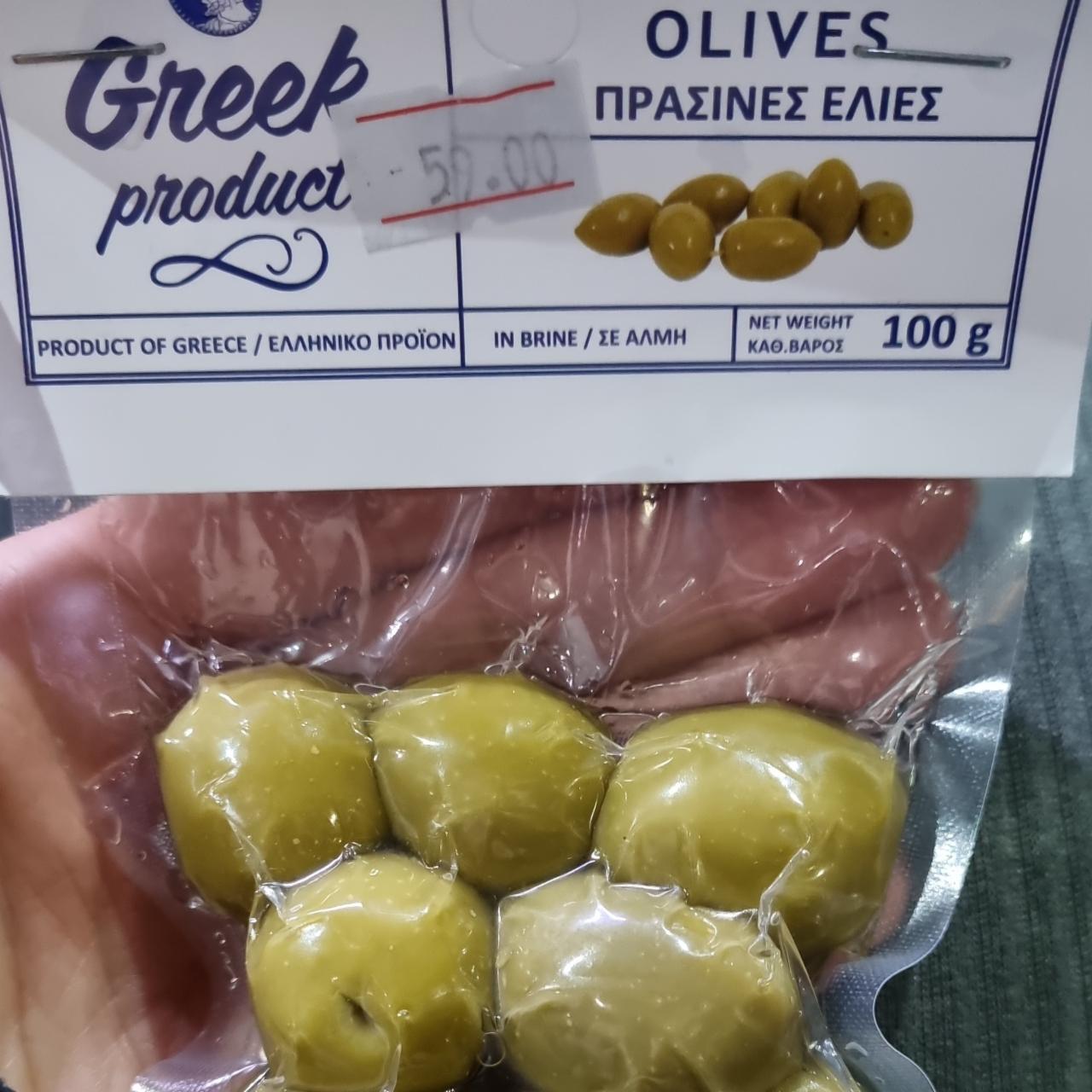Фото - Оливки зеленые Greek product