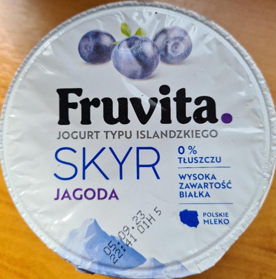 Фото - Йогурт 0% ягодный Skyr Jagoda Fruvita