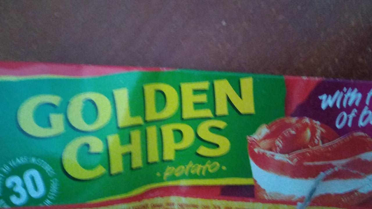 Фото - Чипсы со вкусом бекона Golden Chips