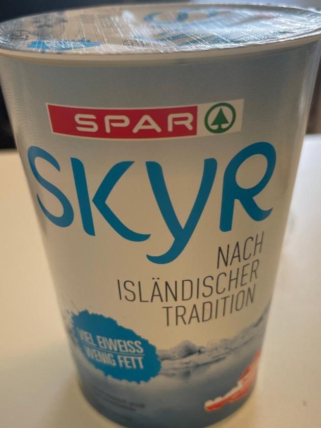 Фото - протеиновый скандинавский йогурт скир Spar
