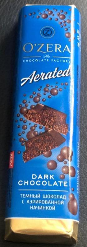 Фото - Темный шоколад с аэрированной начинкой Ozera