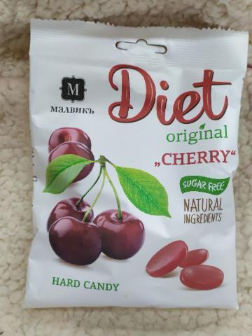 Фото - Diet Cherry леденцы вишня, без сахара 'Малвикъ'